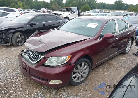 2009 Lexus Ls 460 from USA, damaged, VIN JTHCL46F595001649
